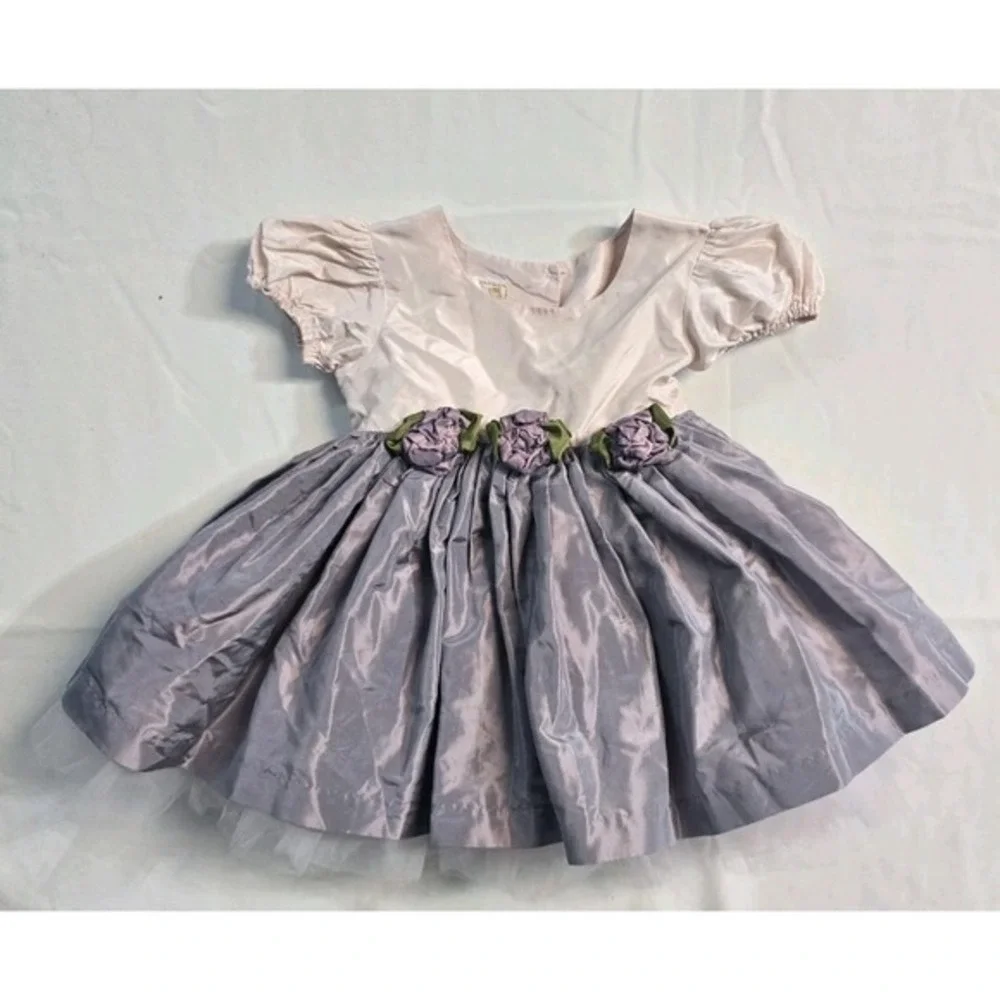 Vintage Cassie's Creations By California Tutu Dress 24‎ Mn  Lined Wedding Party